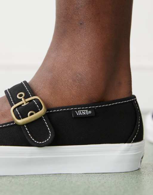 Vans Mary Jane canvas sneakers in black