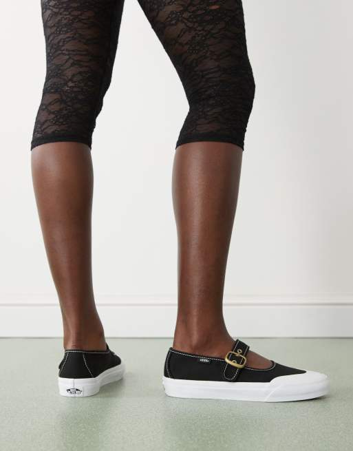 Vans Mary Jane canvas sneakers in black