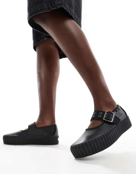Vans Mary Jane Creepers in black - view 1