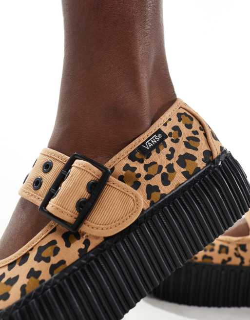 Vans Mary Jane Creepers in leopard print, 3 of 4