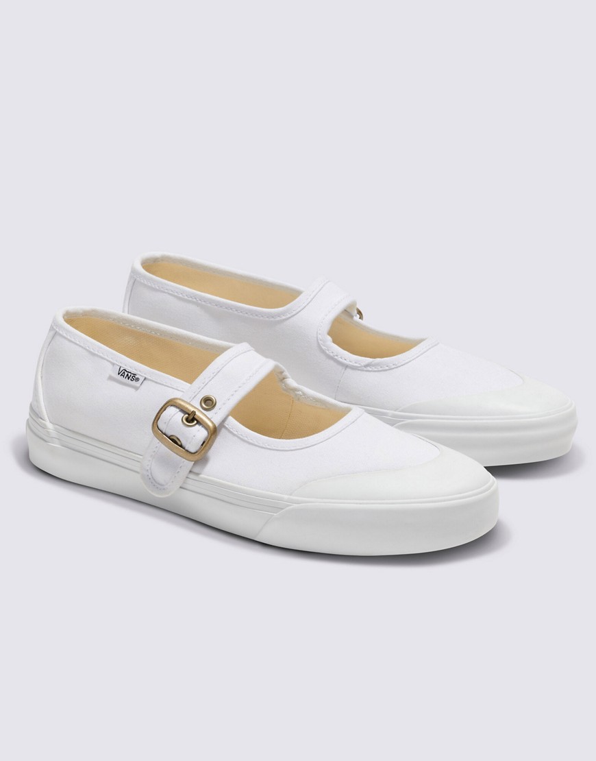 Vans Mary Jane Pumps In White