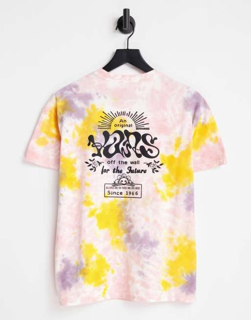 Vans - Mascy - T-shirt met grunge wassing in meerdere kleuren