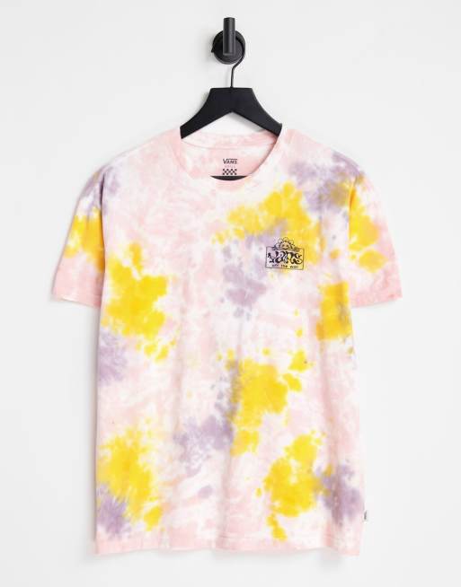 Vans - Mascy - T-shirt met grunge wassing in meerdere kleuren, 2 van 4