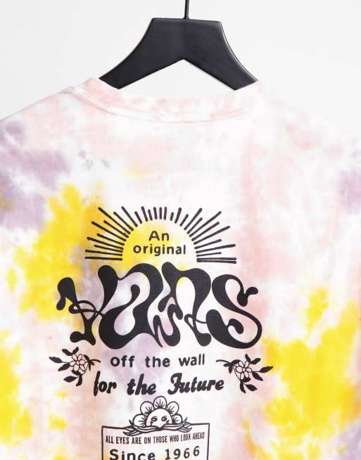 Vans - Mascy - T-shirt met grunge wassing in meerdere kleuren, 3 van 4