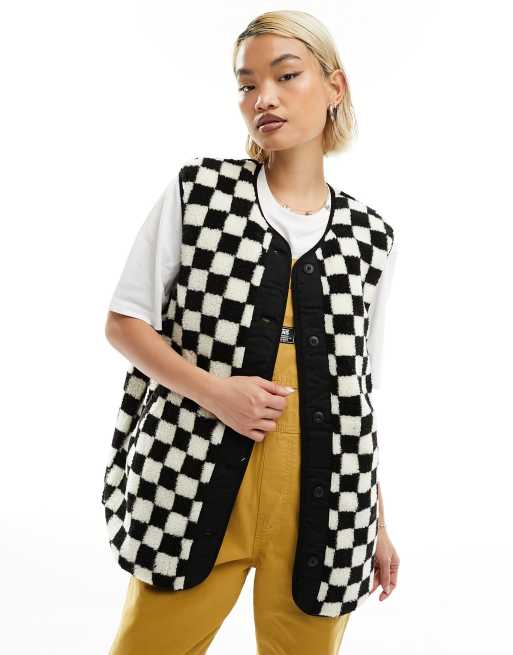 Vans jacket checkered sale