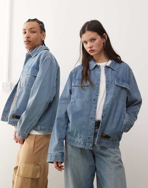 Vans McAvoy denim station jacket in washed blue - view 1