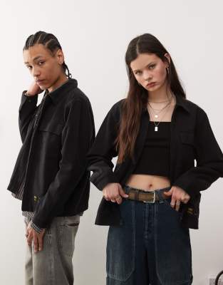 Vans Mcavoy Full Zip Station Jacket In Black