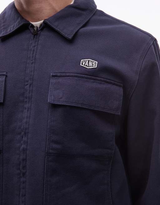 Vans - McAvoy Station - Giacca blu navy con zip, 5 di 5