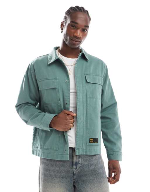 Vans McAvoy station jacket in dark green