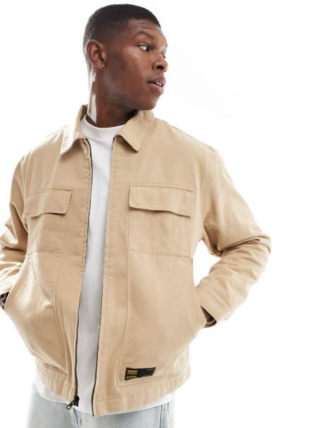 Vans Mcavoy zip station jacket in incense - view 1