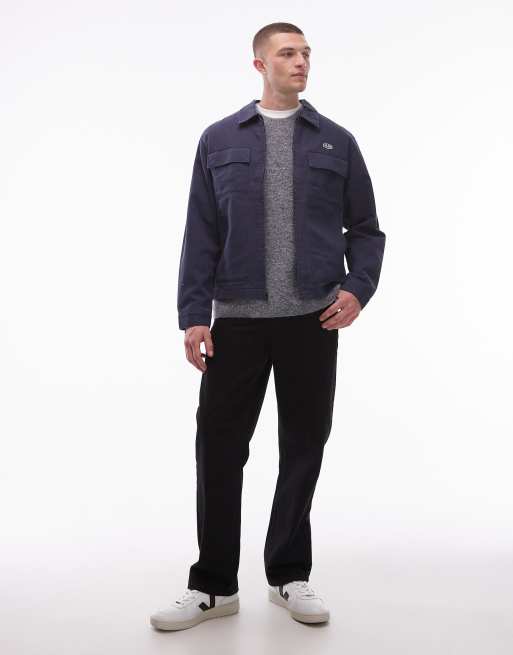 Vans McAvoy zip station jacket in navy, 2 of 5