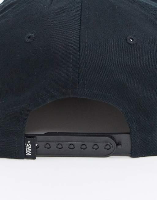 Vans Mens X Chima Unstructured Snapback Black Chili Pepper, 3 of 4