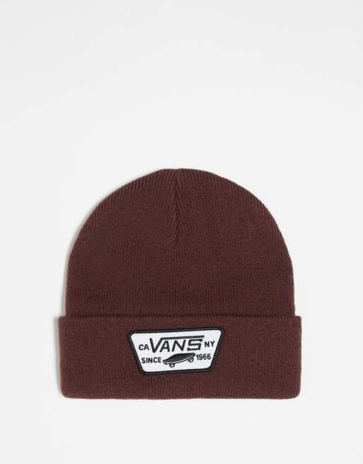 Vans – Milford – Mütze in Bitterschokolade