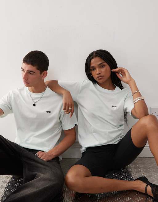 Vans – Mintfärgad t-shirt med logga framtill till vänster, exklusivt hos ASOS, 2 av 4