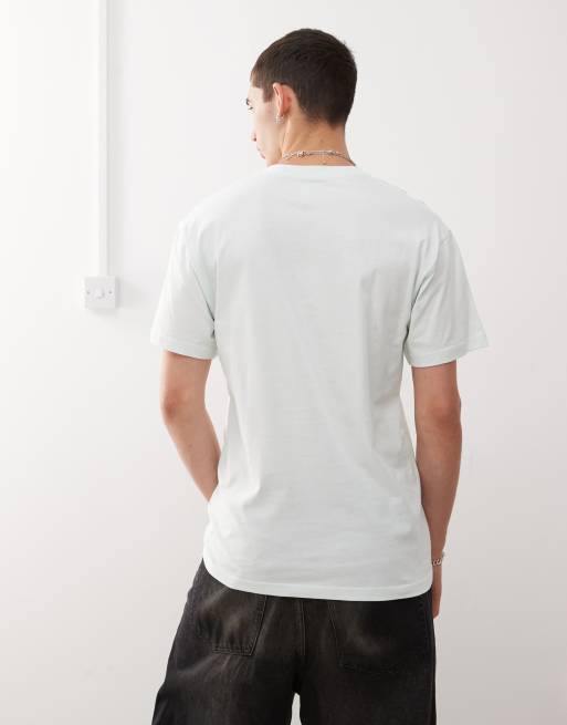 Vans – Mintfärgad t-shirt med logga framtill till vänster, exklusivt hos ASOS, 3 av 4