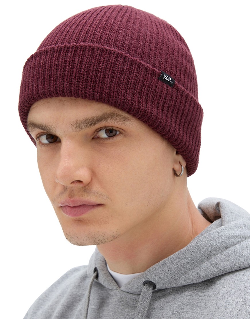 Vans Mn core basics beanie in port royale-Red