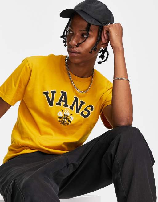 Yellow store vans shirt