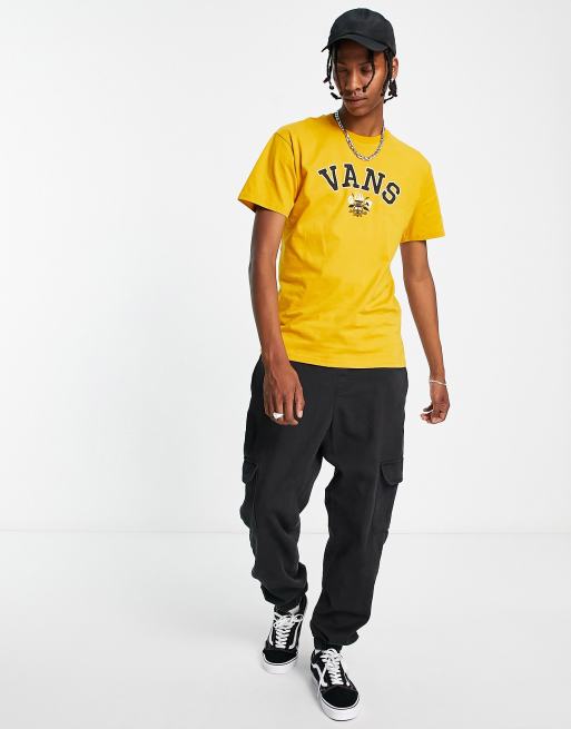 Yellow and black store vans shirt