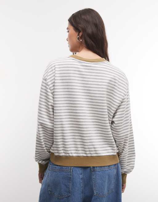 Vans Molly henley pullover shirt in white, 4 of 4