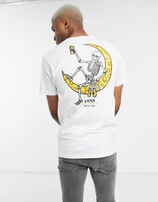 white and yellow vans shirt