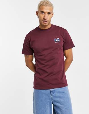 maroon t shirt dress