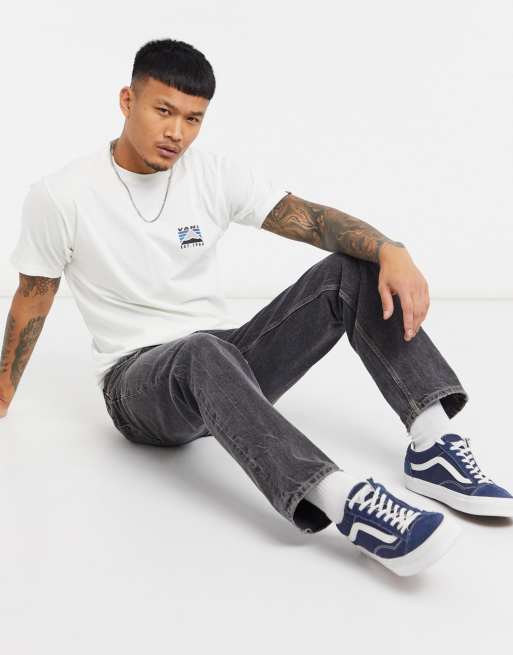 Vans Mountain back print t-shirt in cream Exclusive at ASOS, 4 of 4