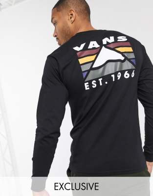 vans long sleeve black top