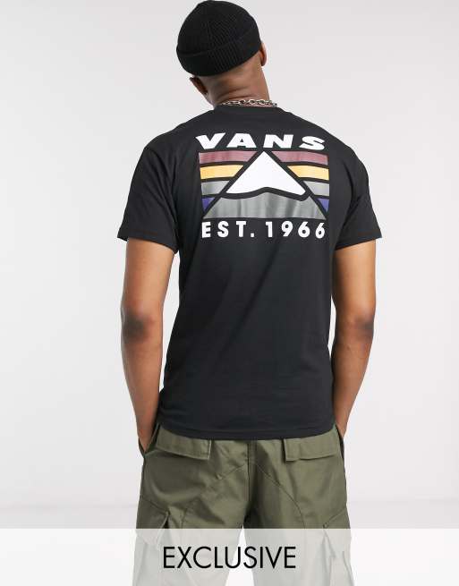 Vans Mountain T Shirt In Black Exclusive At Asos Asos