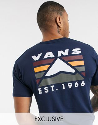 Vans Mountain t-shirt in dark blue 