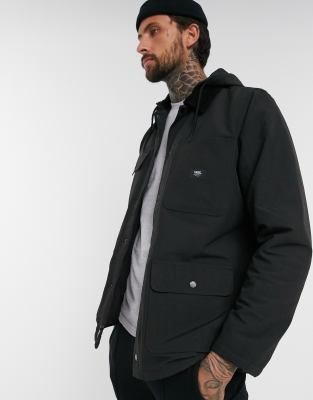 vans drill chore coat black