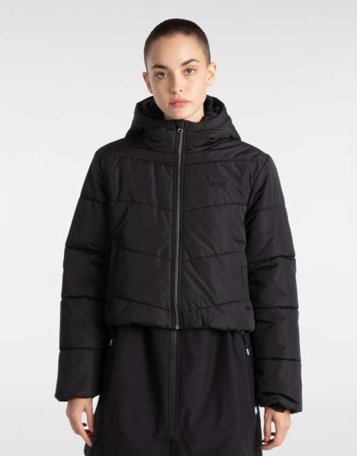 Vans - Mte Foundry - Cropped gewatteerd puffer jack in zwart