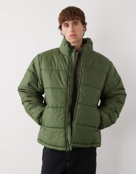 Vans – Mte Hillgate – Pufferjacke in Kieferngrün ohne Kapuze - view 1