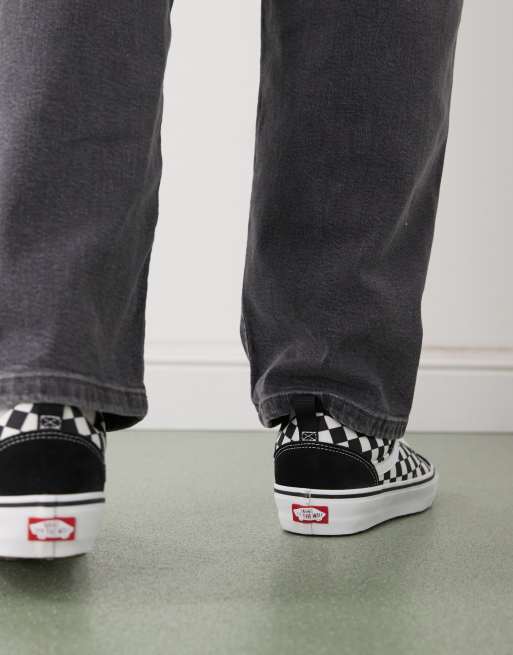 Vans - MTE Old Skool - Geïsoleerde sneakers in zwart/wit geruit, 4 van 5