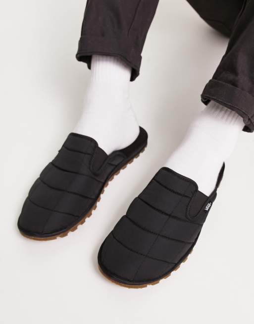 midtergang pedicab tunnel Vans mule quilted slippers in black | ASOS