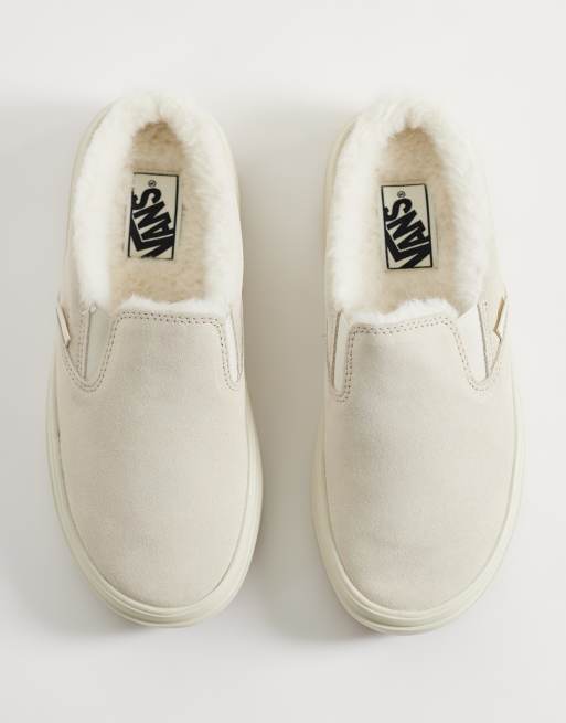 Vans mules à plateforme en blanc cassé, 2 de 5