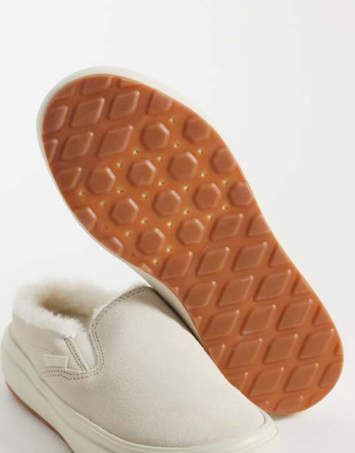 Vans mules de plataforma en blanco roto, 3 de 5