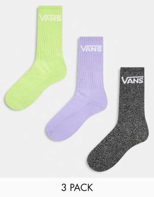 Vans Vans multi-colour classic crew socks-Green