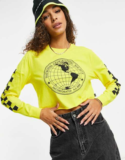 T shirt outlet vans jaune