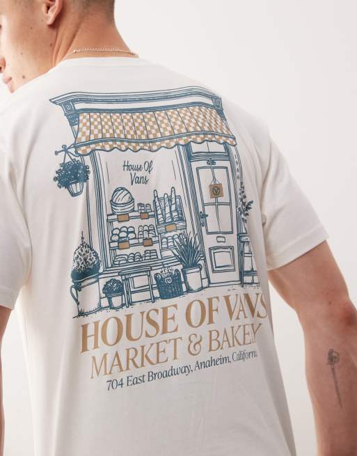 Vans – Naturvit t-shirt med "Fresh Baked"-text, exklusivt hos ASOS, 2 av 4