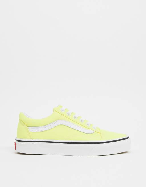 Vans Neon Old Skool Baskets Jaune ASOS