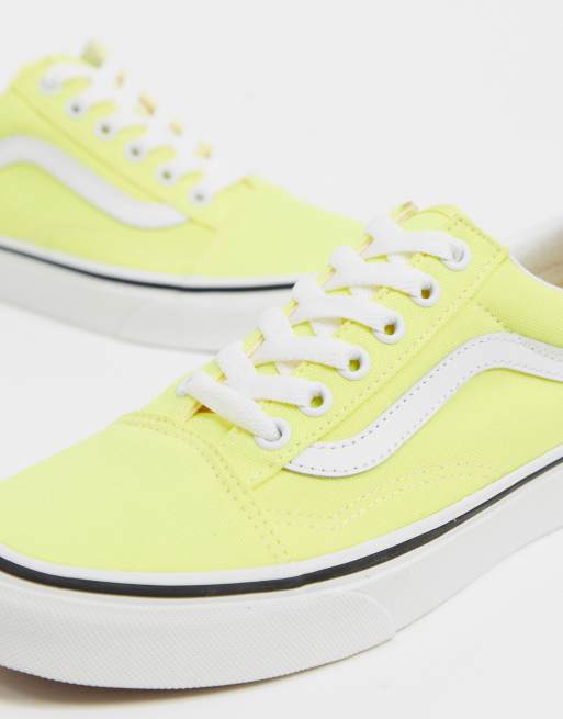 Vans Neon Old Skool Sneaker in Gelb