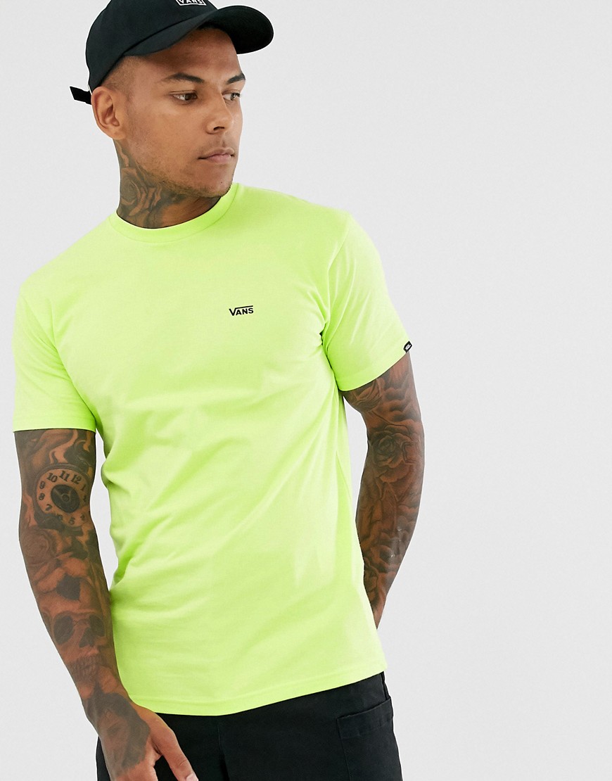 Vans – Neongrön t-shirt med liten logga