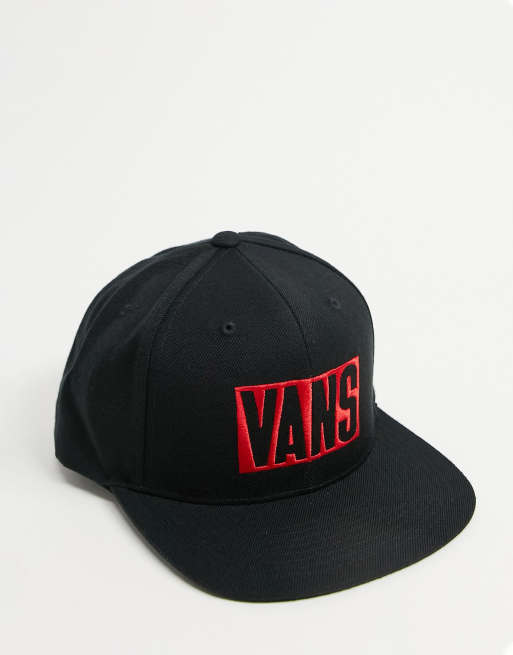 Vans - New Stax - Snapback in zwart
