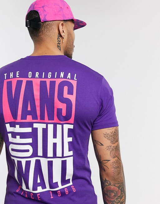 Vans New Stax t-shirt in purple