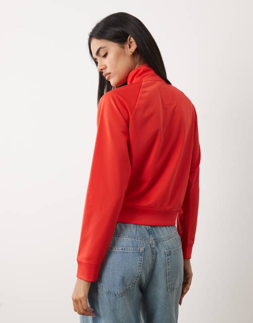 Vans Nikita track jacket in dark red, 4 of 4