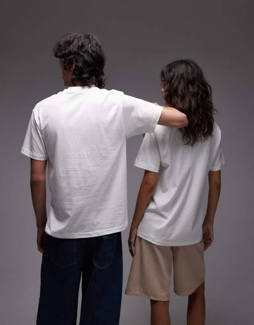 Vans - No Dice - T-shirt bianco sporco con grafica del logo al centro, 2 di 4