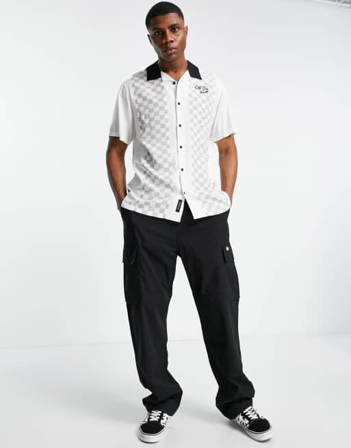 Vans Northstar short sleeve shirt in white, 4 of 4