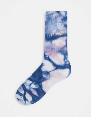 Vans – Novelty – Socken mit Batikmuster in Blau