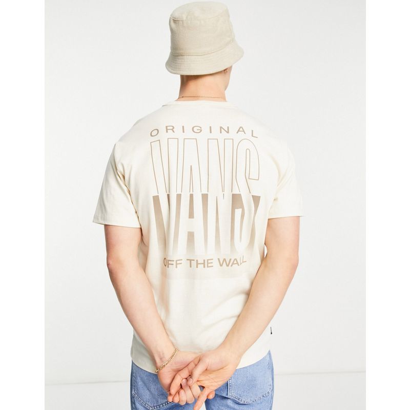 MJJJa Uomo Vans - Off The Wall Classic - T-shirt con grafica beige