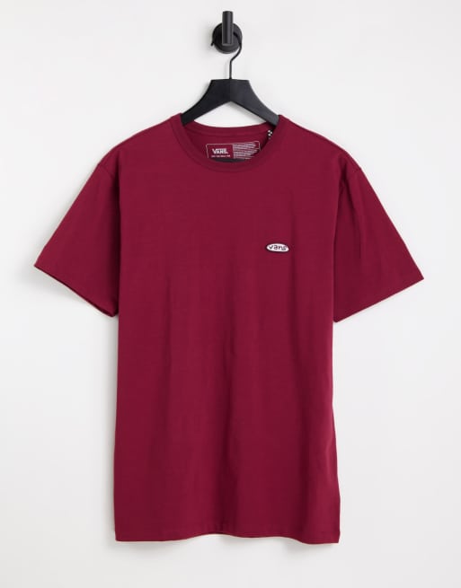 Vans – Off The Wall – Czerwony T-shirt